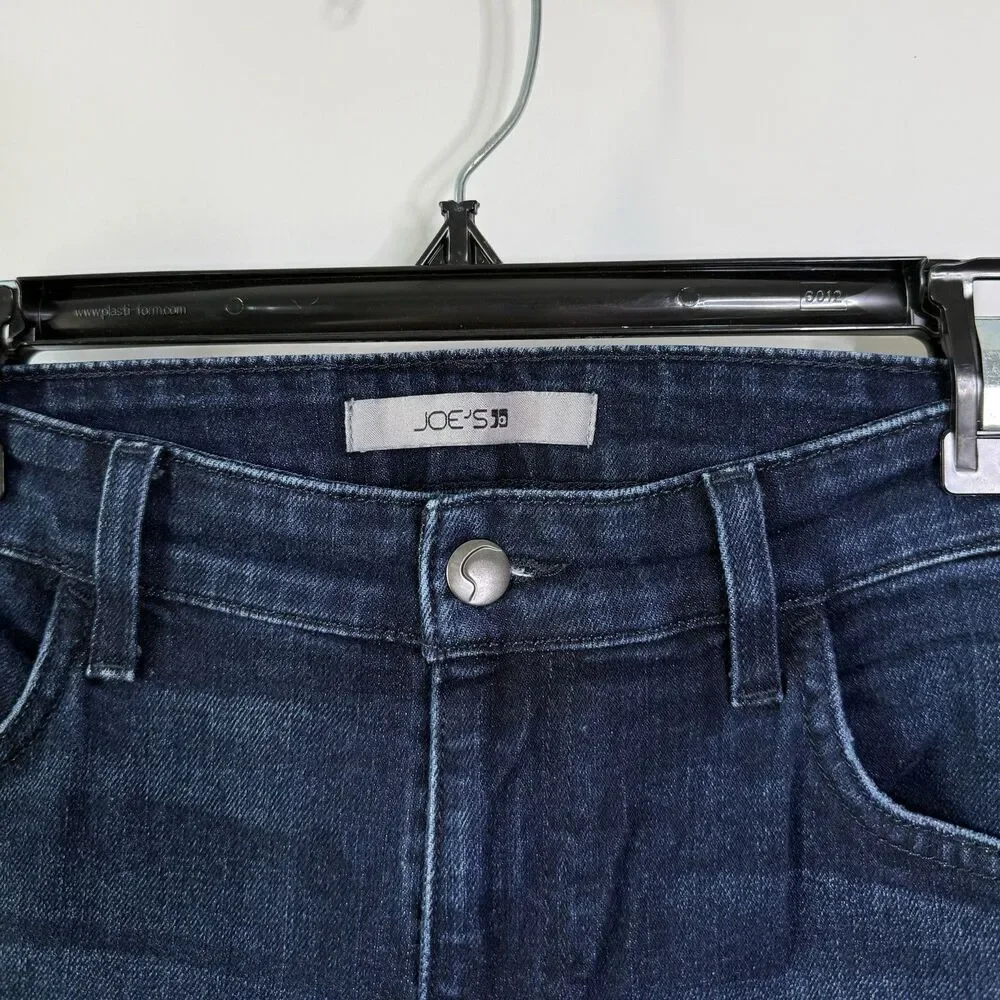 Joe's Jeans Womens Size 32 (34) The Charlie Flawless High Rise Blue Skinny Ankle